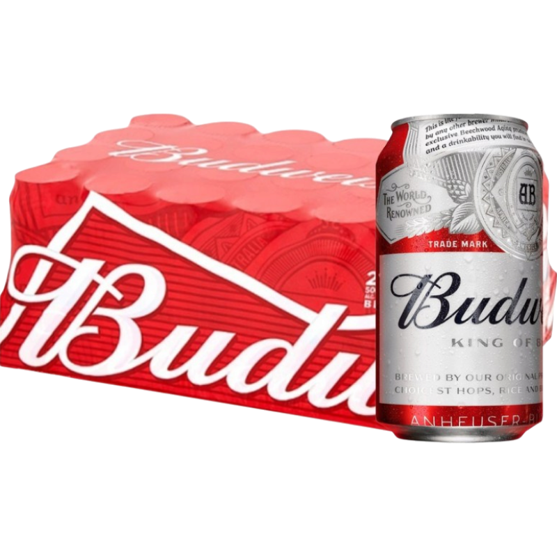 Cerveza Budweiser - Pack 24 Lata 33cl