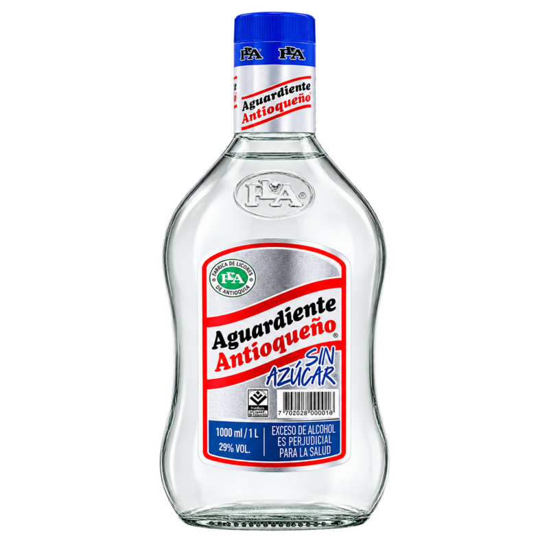 Aguardiente Antioqueño Sin Azúcar 1L