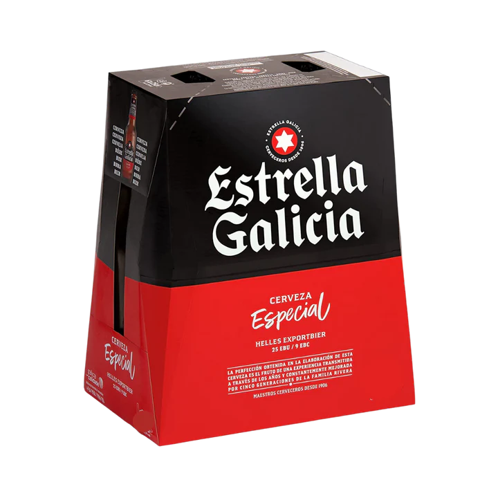 Pack 6 Estrella Galicia Botella 33cl