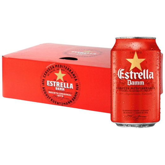 Estrella Damm - Pack 24 Latas 33cl