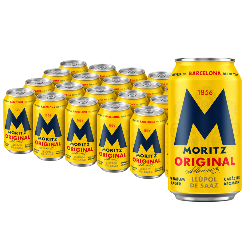 Cerveza Moritz - Pack 24 Latas 33cl