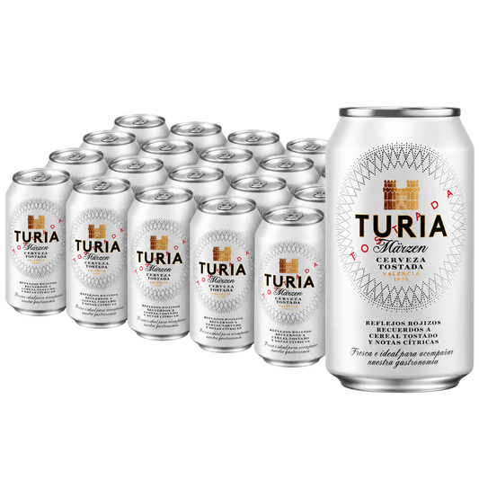 Turia Tostada - Pack 24 Latas 33cl