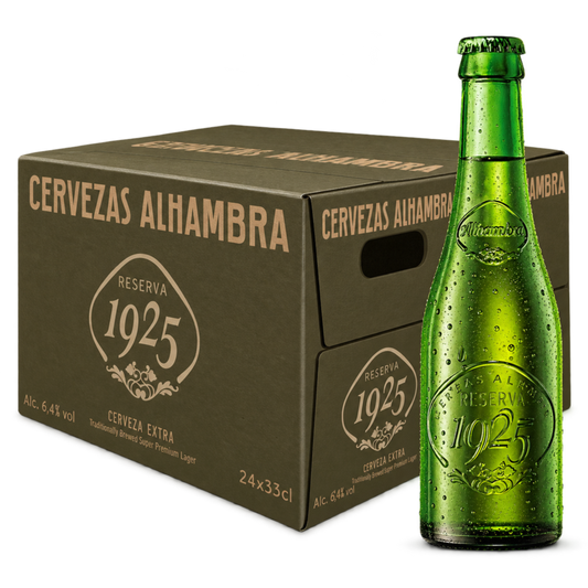 Cerveza Alhambra Reserva 1925 - Pack 24 Botellas 33cl
