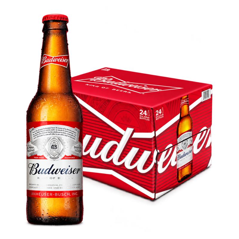 Cerveza Budweiser - Pack 24 Botellas 33cl