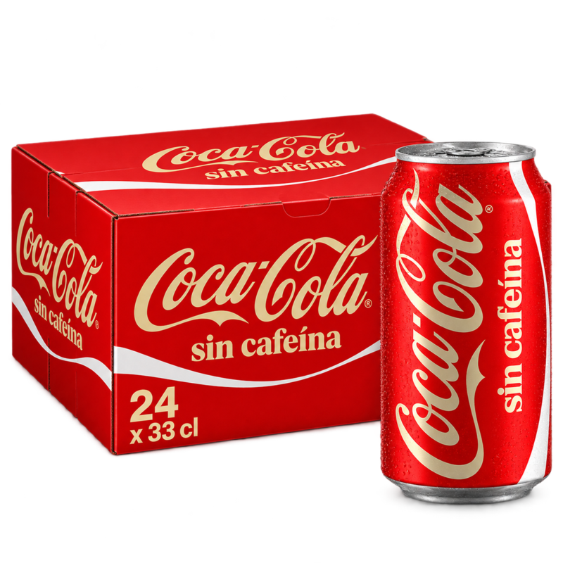 Coca-Cola Sin Cafeína - Pack 24 Latas 33cl