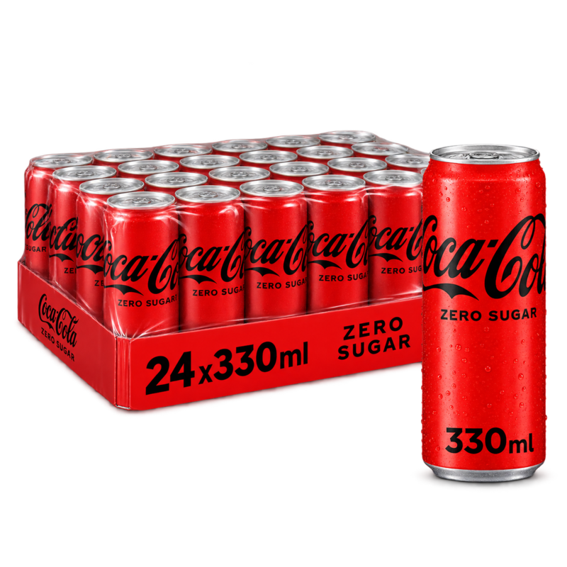 Coca-Cola Zero Importada - Pack 24 Latas 33cl