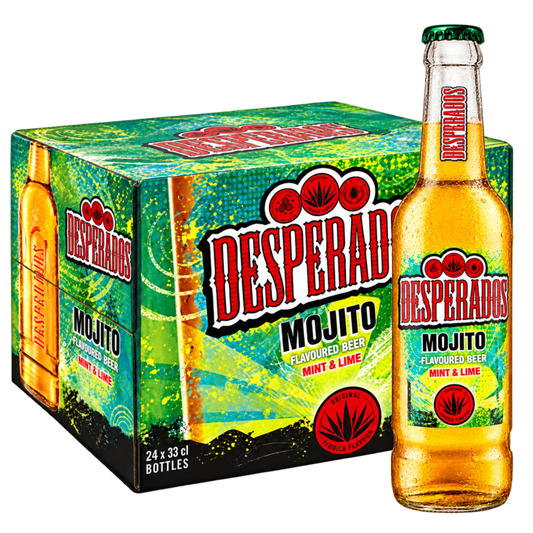 Cerveza Desperados Mojito - Pack 24 Botellas 33cl