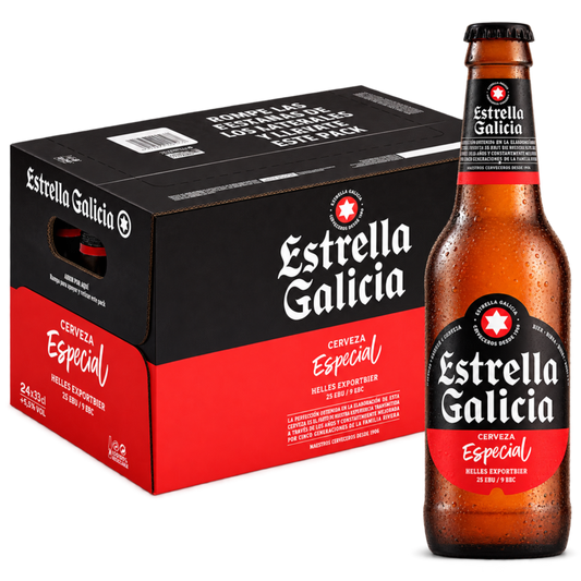 Cerveza Estrella Galicia - Pack 24 Botellas 33cl