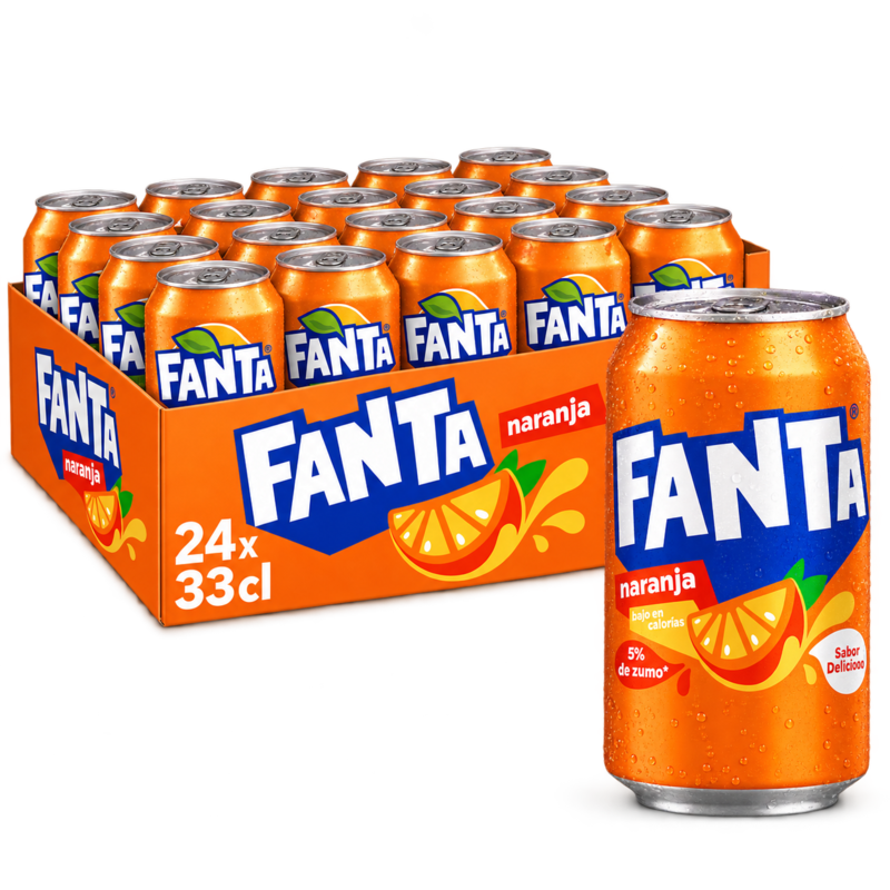 Fanta Naranja - Pack 24 Latas 33cl