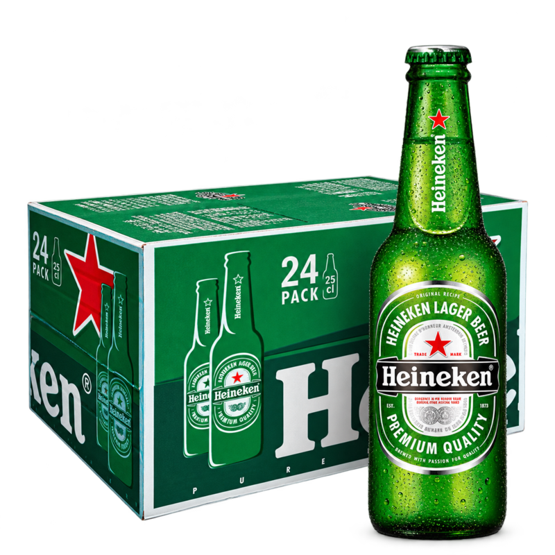 Cerveza Heineken - Pack 24 Botellas 25cl