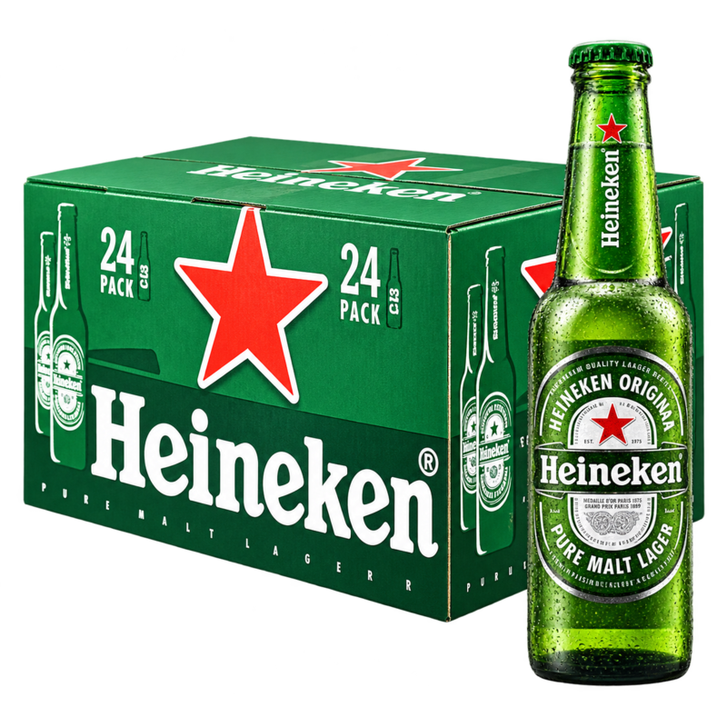 Cerveza Heineken - Pack 24 Botellas 33cl