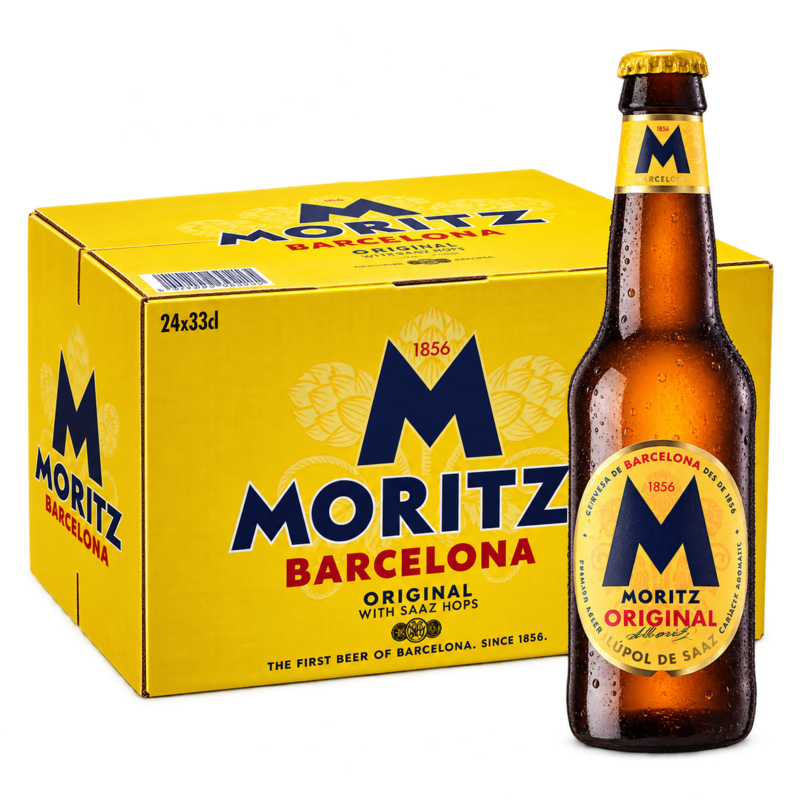 Cerveza Moritz - Pack 24 Botellas 33cl