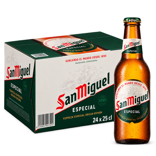 Cerveza San Miguel - Pack 24 Botellas 25cl