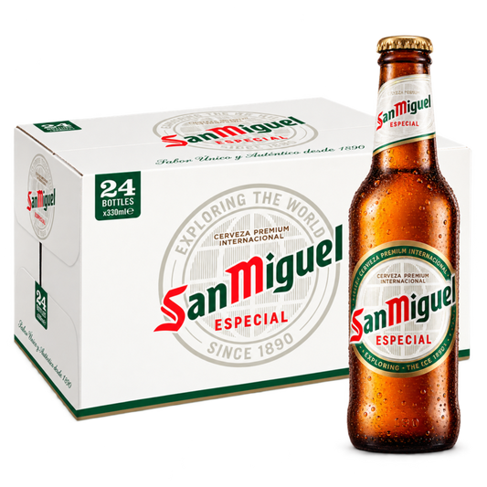 Cerveza San Miguel - Pack 24 Botellas 33cl