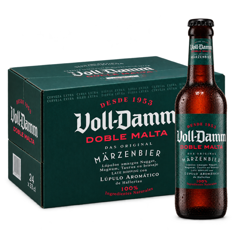 Cerveza Voll Damm - Pack 24 Botellas 33cl
