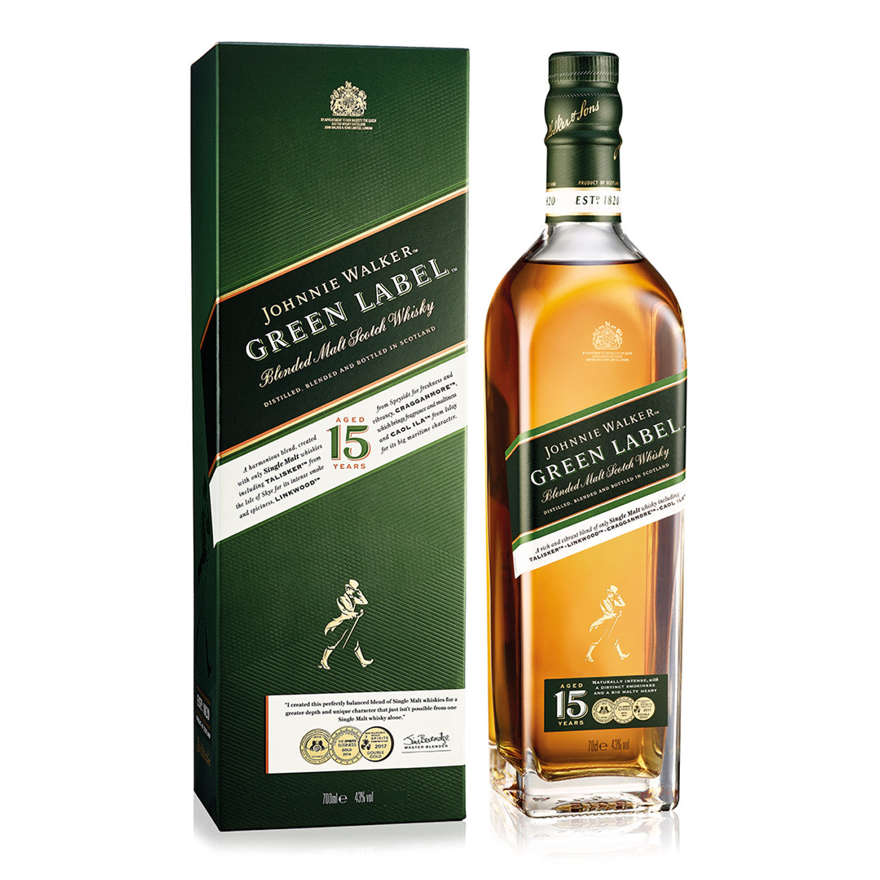 Whisky Johnnie Walker Green Label 70cl